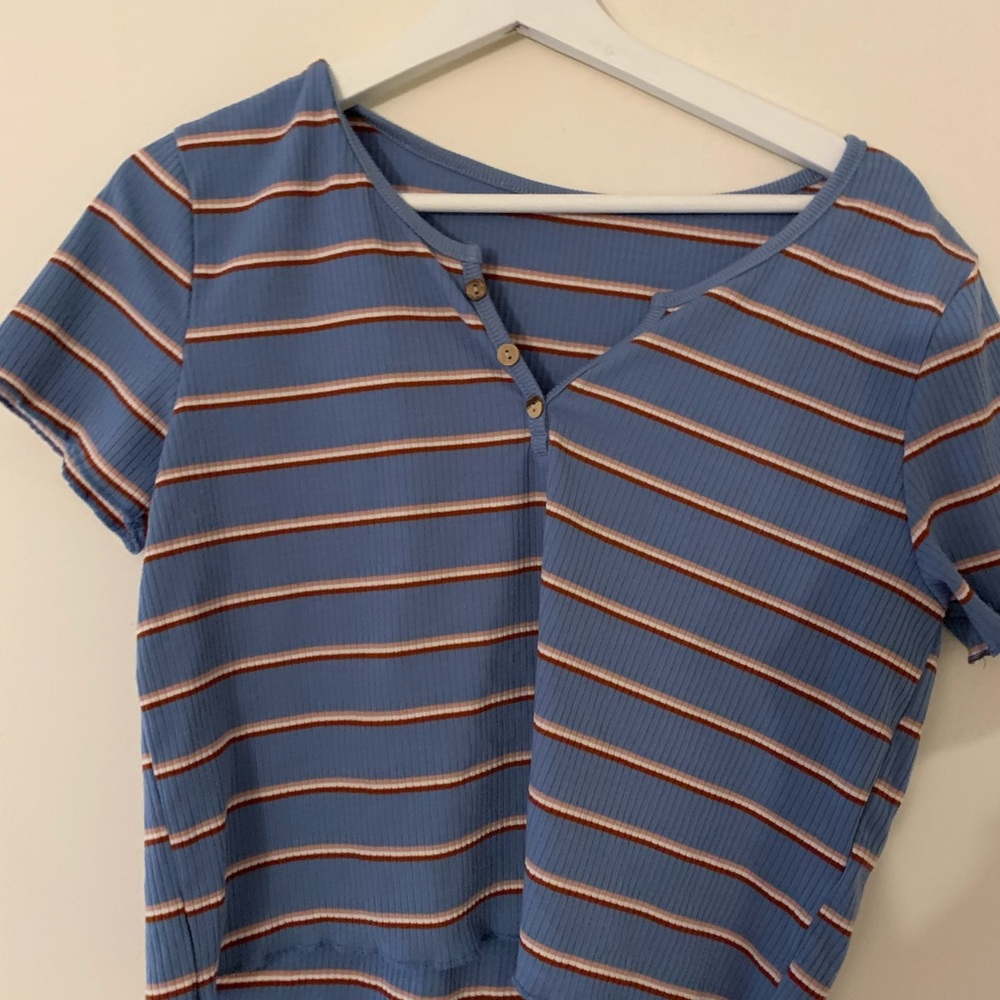 Cute Lettuce Print Crop Top